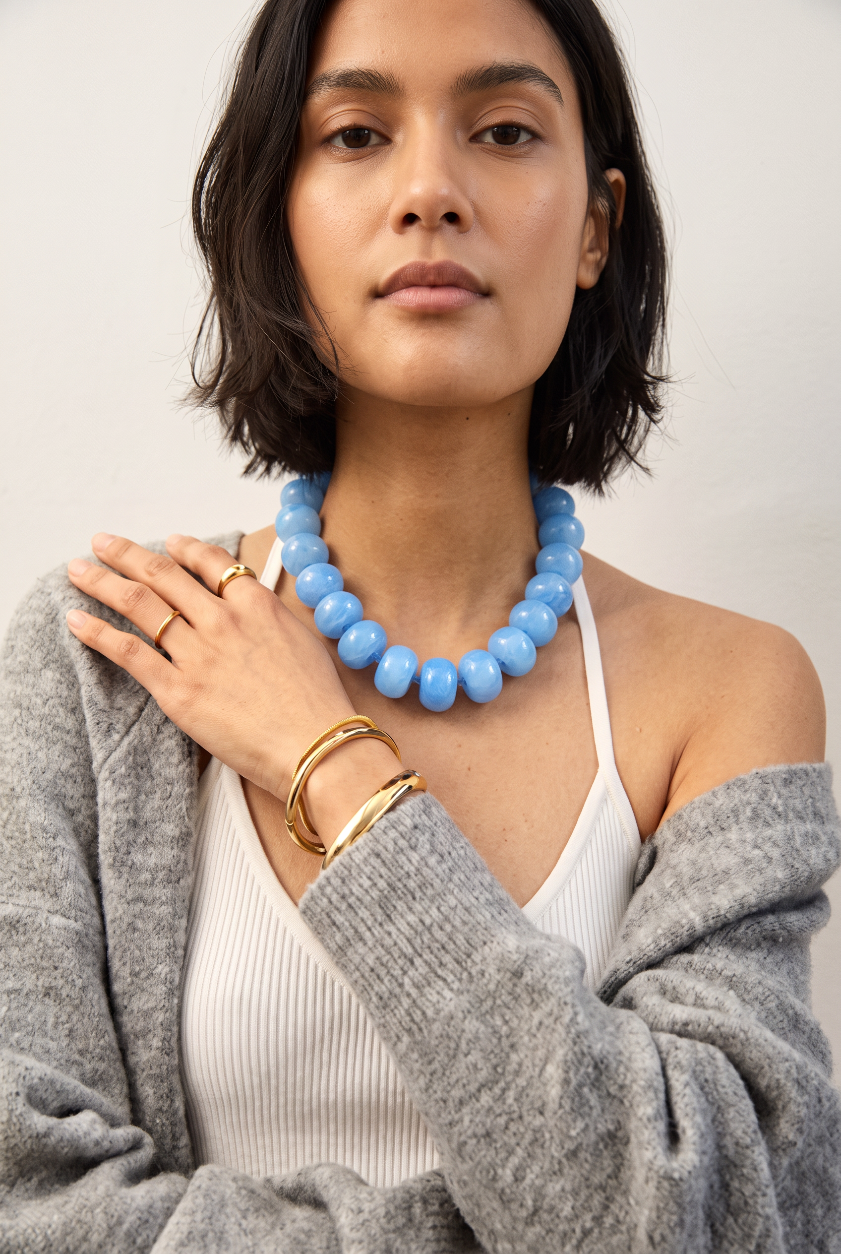 Jewels Necklace -Blue