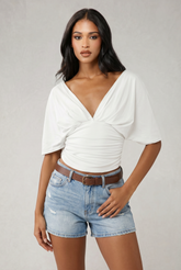 Likes Me Top - White