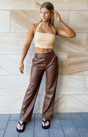 Maia Leather Pants