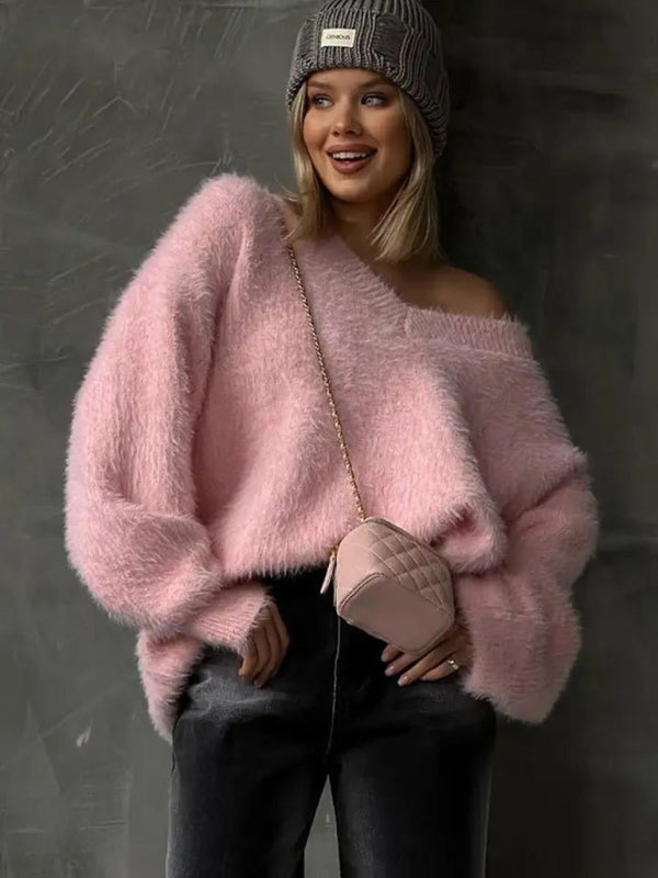 Pink Fur Lover Sweater
