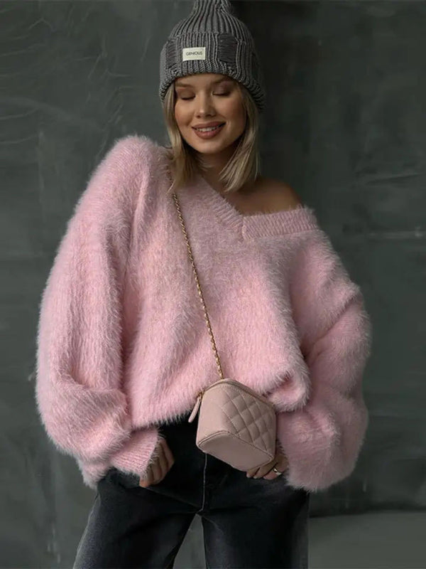 Pink Fur Lover Sweater